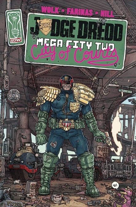 Cover Art for JUDGE DREDD MEGA CITY TWO TP