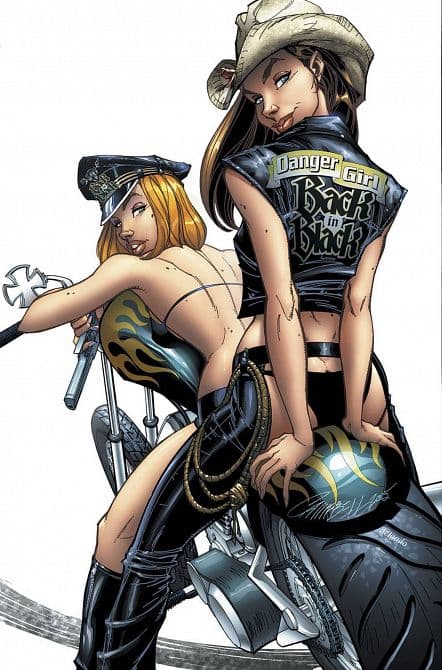 Cover Art for DANGER GIRL BACK IN BLACK TP
