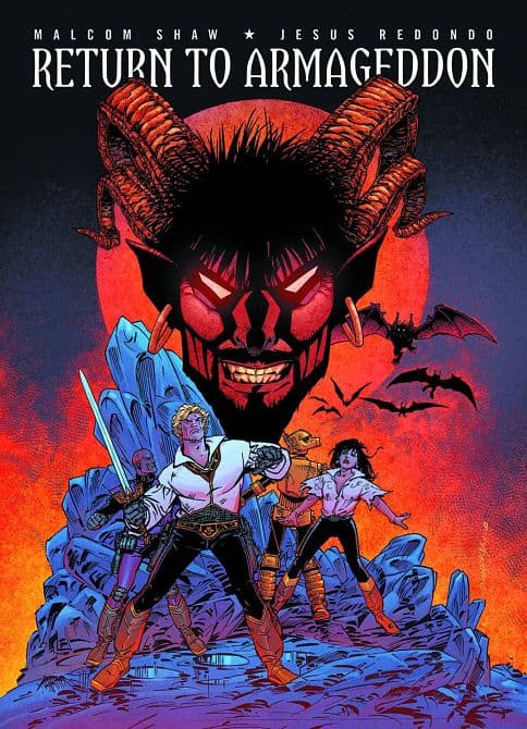 Cover Art for RETURN TO ARMAGEDDON GN