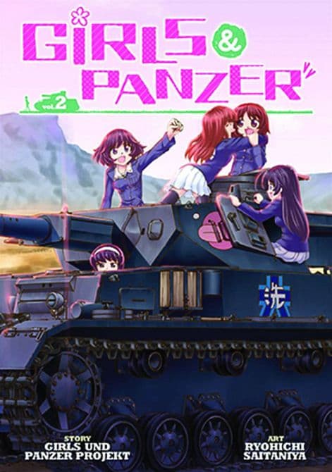 Cover Art for GIRLS UND PANZER GN VOL 02