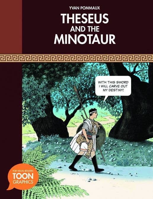 Cover Art for THESEUS & MINOTAUR GN