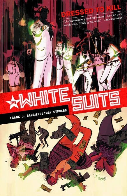 Cover Art for WHITE SUITS TP