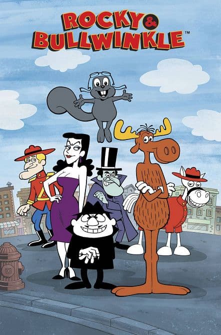 Cover Art for ROCKY & BULLWINKLE MOOSE ON THE LOOSE TP