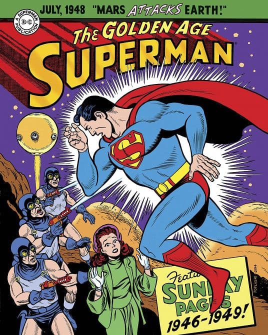 Cover Art for SUPERMAN GOLDEN AGE SUNDAYS 1946-1949 HC