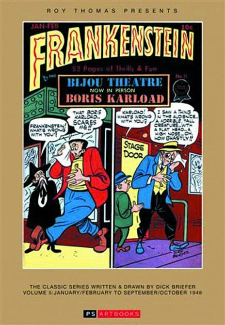 Cover Art for ROY THOMAS PRESENTS BRIEFER FRANKENSTEIN HC 1948