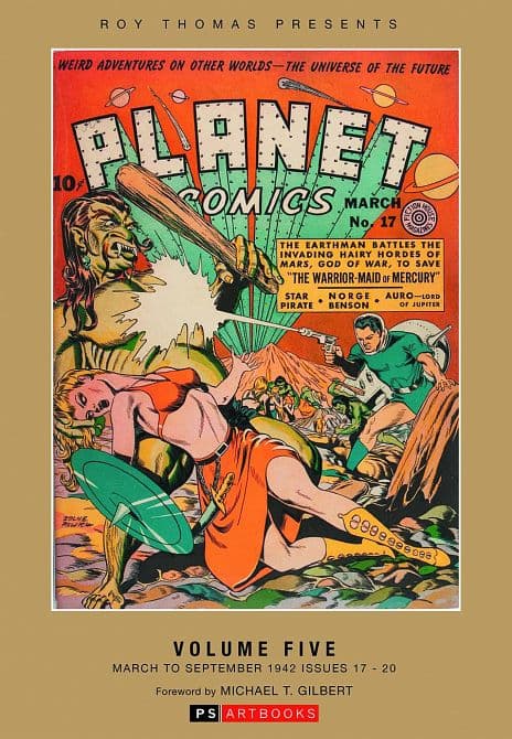 Cover Art for ROY THOMAS PRESENTS PLANET COMICS HC VOL 04 MARCH- SEPT 1942