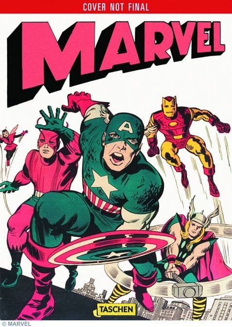 Cover Art for TASCHEN 75 YEARS OF MARVEL COMICS HC
