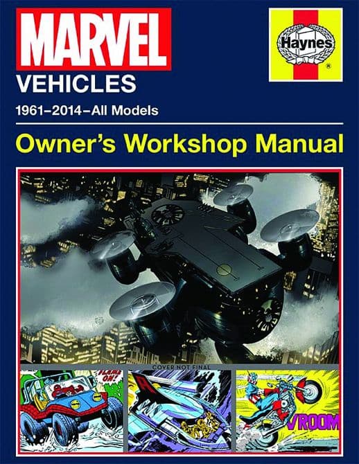 Cover Art for MARVEL VEHICLES OWNERS WORKSHOP MANUAL HC