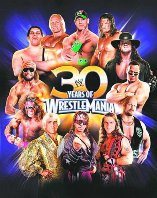 Cover Art for 30 YEARS OF WRESTLEMANIA HC