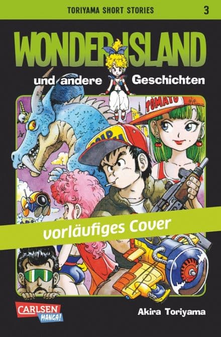 Cover Art for TORIYAMA SHORT STORIES