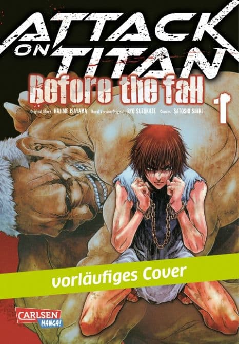 Cover Art for ATTACK ON TITAN-BEFORE THE FALL