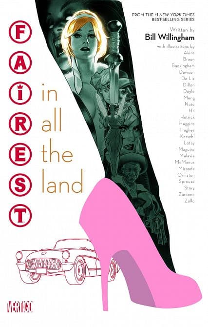 Cover Art for FAIREST IN ALL THE LAND TP