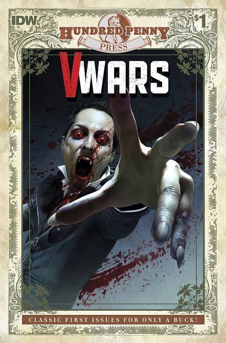 Cover Art for V-WARS HUNDRED PENNY PRESS ED