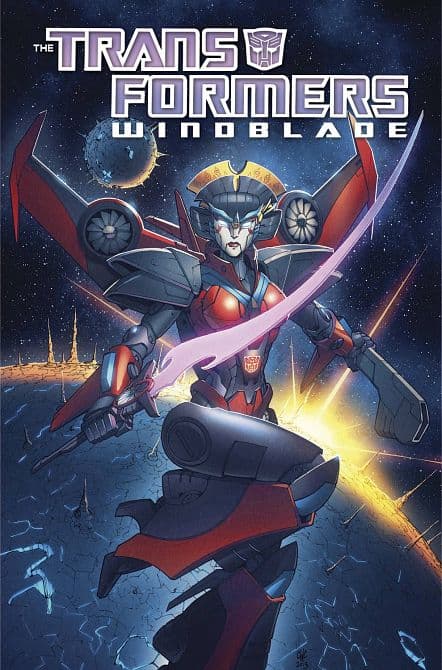 Cover Art for TRANSFORMERS WINDBLADE TP