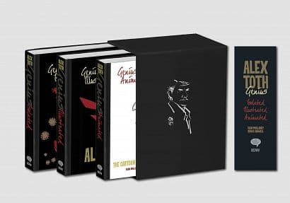 Cover Art for GENIUS COLLECTED ALEX TOTH SLIPCASE SET HC