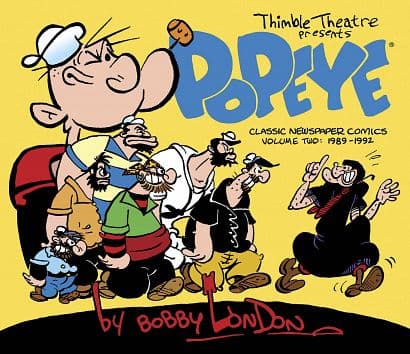 Cover Art for POPEYE CLASSICS NEWSPAPER COMICS HC VOL 02 1989-1992