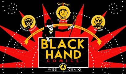 Cover Art for BLACKHAND COMICS HC