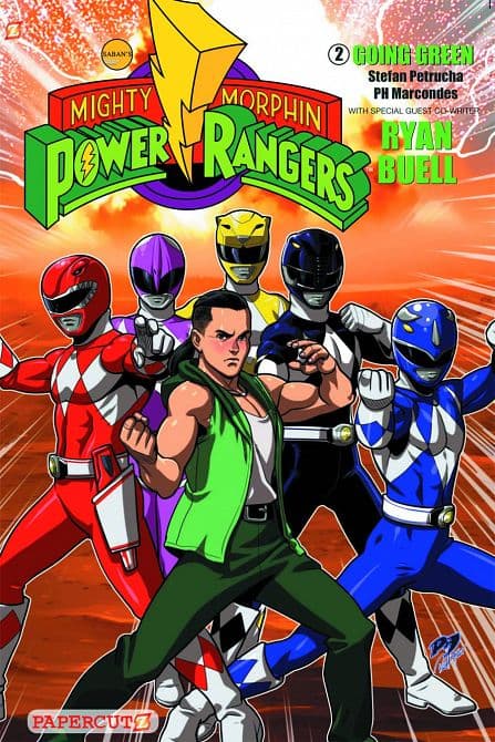 Cover Art for MIGHTY MORPHIN POWER RANGERS HC VOL 02 GOING GREEN