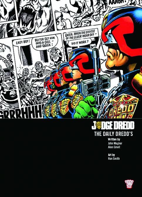 Cover Art for JUDGE DREDD DAILY DREDDS HC