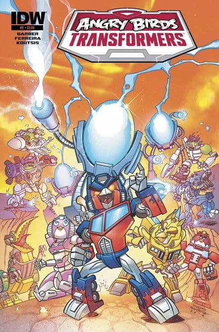 Cover Art for ANGRY BIRDS TRANSFORMERS