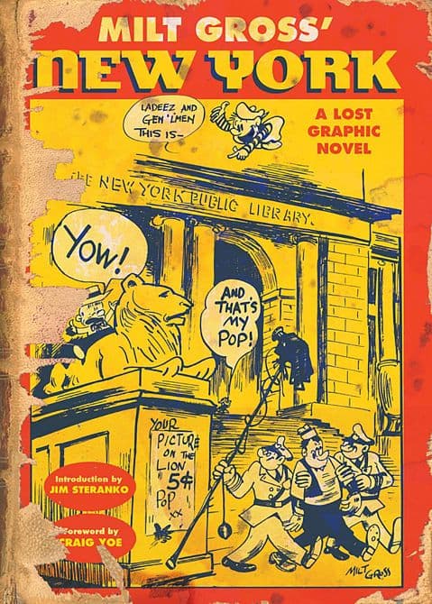 Cover Art for MILT GROSS NEW YORK HC
