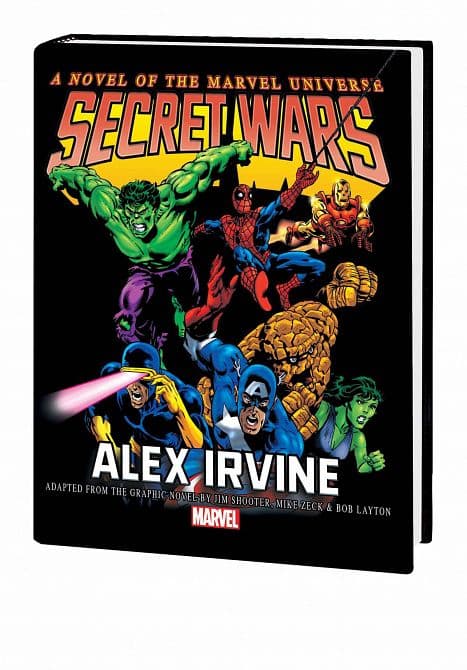 Cover Art for SECRET WARS PROSE NOVEL HC