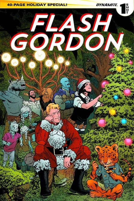 Cover Art for FLASH GORDON HOLIDAY SPEC 2014 CVR A SHANER MAIN