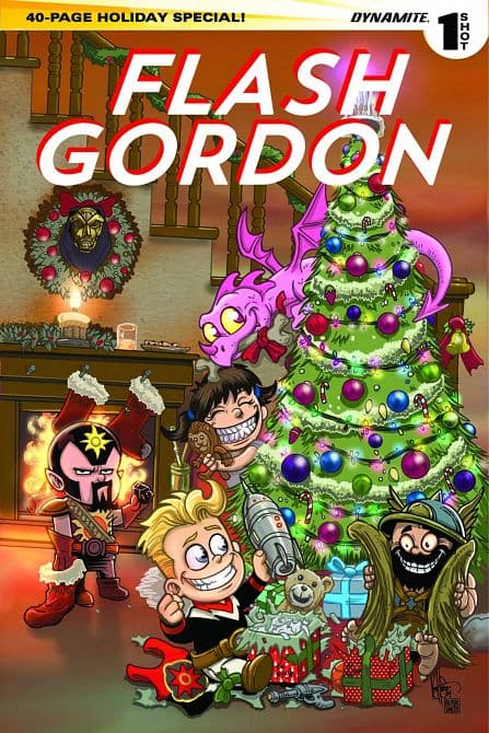 Cover Art for FLASH GORDON HOLIDAY SPEC 2014 CVR B HAESER CUTE VAR