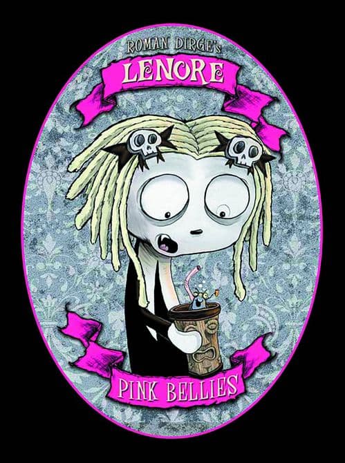 Cover Art for LENORE PINK BELLIES HC