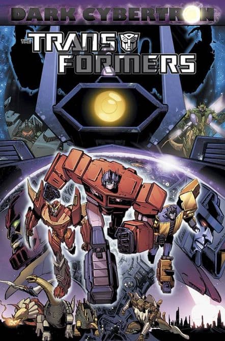Cover Art for TRANSFORMERS DARK CYBERTRON HC
