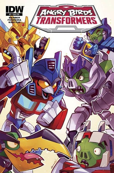 Cover Art for ANGRY BIRDS TRANSFORMERS