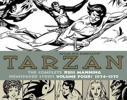 Cover Art for TARZAN RUSS MANNING NEWSPAPER STRIPS HC VOL 04 1974-1979