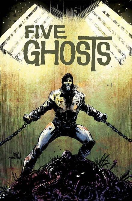 Cover Art for FIVE GHOSTS