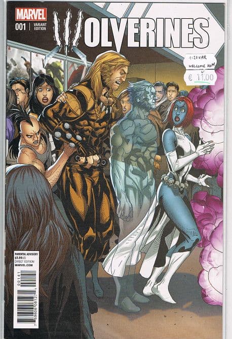 Cover Art for WOLVERINES