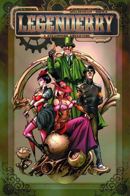 Cover Art for LEGENDERRY A STEAMPUNK ADV TP