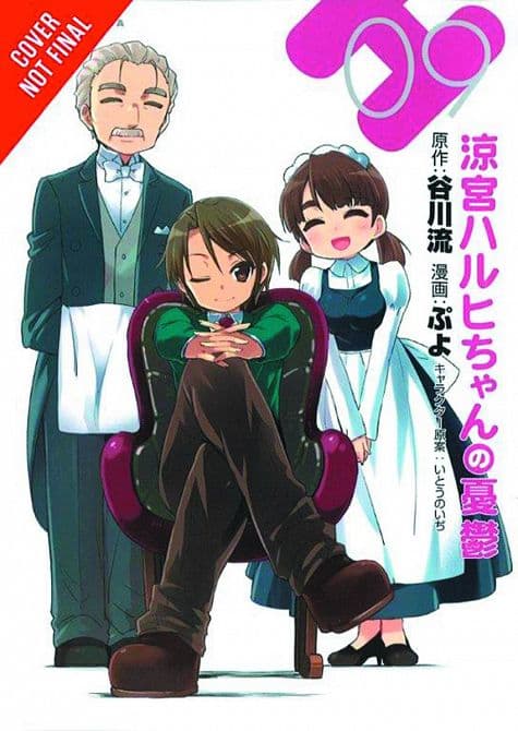 Cover Art for MELANCHOLY OF SUZUMIYA HARUHI CHAN GN VOL 09