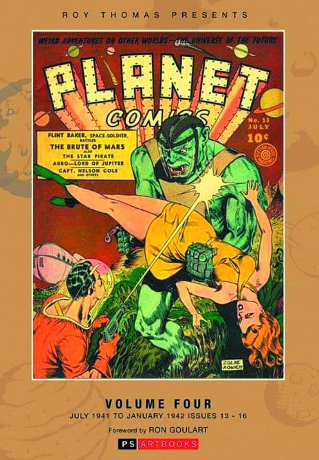 Cover Art for ROY THOMAS PRESENTS PLANET COMICS HC VOL 04