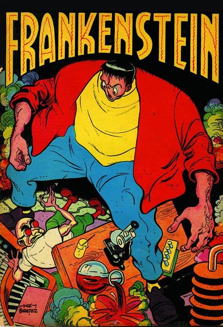 Cover Art for FRANKENSTEIN MAD SCIENCE OF DICK BRIEFER TP