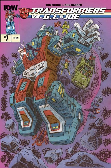 Cover Art for TRANSFORMERS VS GI JOE