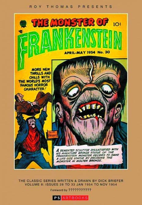 Cover Art for ROY THOMAS PRESENTS BRIEFER FRANKENSTEIN HC 1952-1954