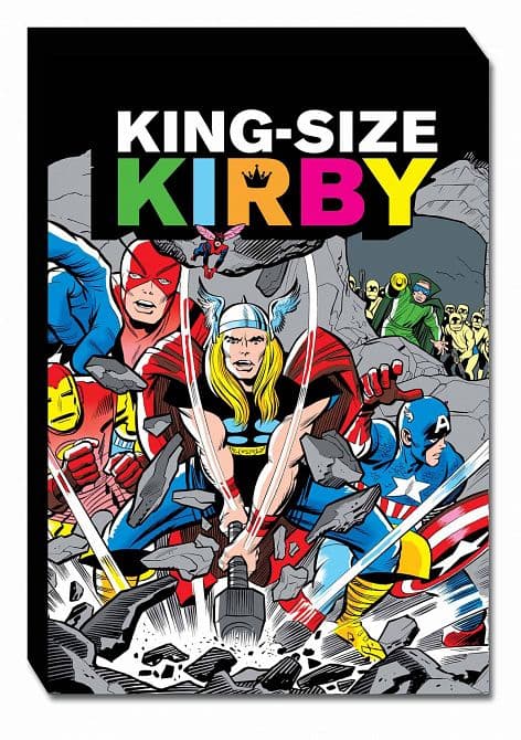 Cover Art for KING SIZE KIRBY SLIPCASE HC