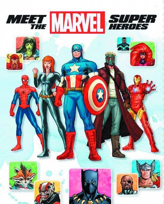 MEET THE MARVEL SUPER HEROES HC 2ND ED