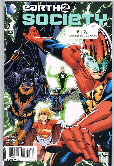 Cover Art for EARTH 2 SOCIETY