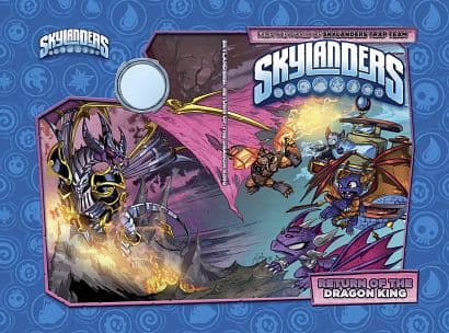 Cover Art for SKYLANDERS RTN OF DRAGON KING HC
