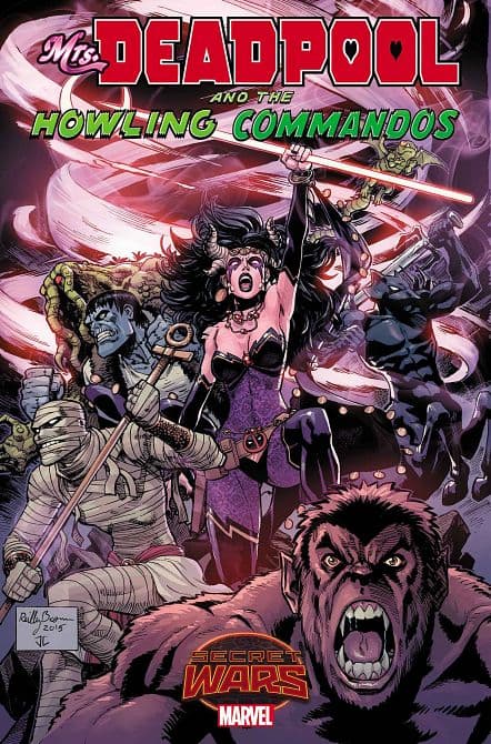 Cover Art for MRS DEADPOOL AND HOWLING COMMANDOS