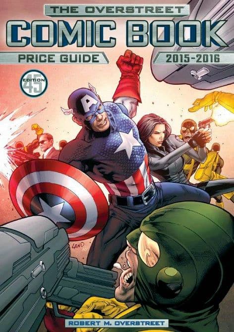 OVERSTREET COMIC BK PG HC VOL 45 CAPT AMERICA & SHIELD CVR