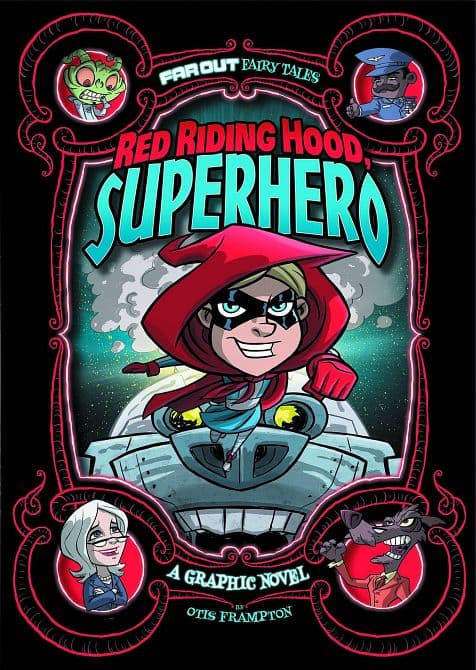Cover Art for RED RIDING HOOD SUPERHERO GN