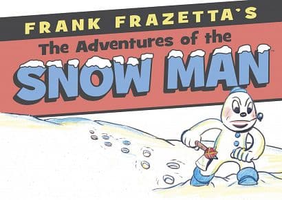 Cover Art for FRANK FRAZETTA ADVENTURES OF SNOW MAN HC