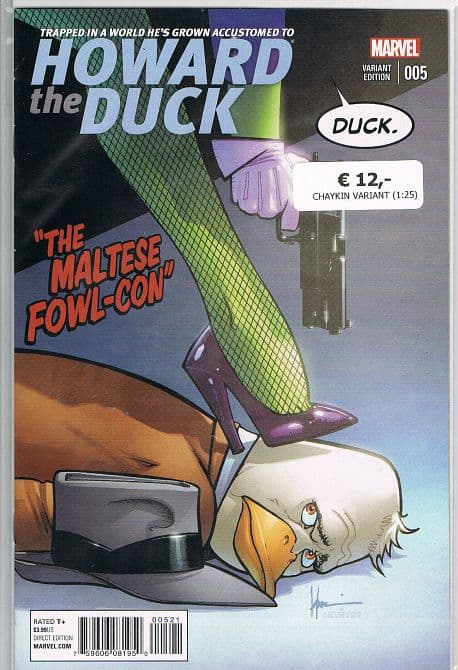 Cover Art for HOWARD THE DUCK ( 2015 )