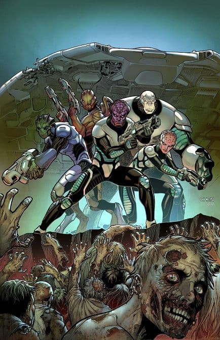 Cover Art for ALIENS VS ZOMBIES